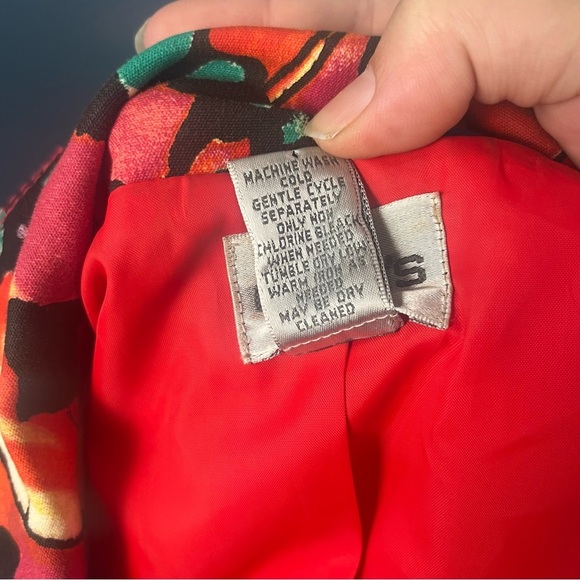 Vintage Chico’s Butterfly Lightweight Jacket Women’s size small-4 / Chico 0 - Picture 6 of 7